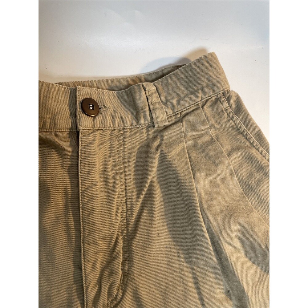 Vtg 90s Patagonia Canvas High Rise 6" Stand Up Hiking Shorts Womens 12 Tan - Picture 3 of 9
